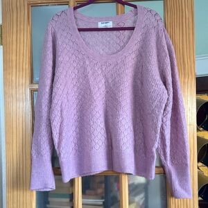 Old Navy Women's Lavender Scoop Neck Sweater